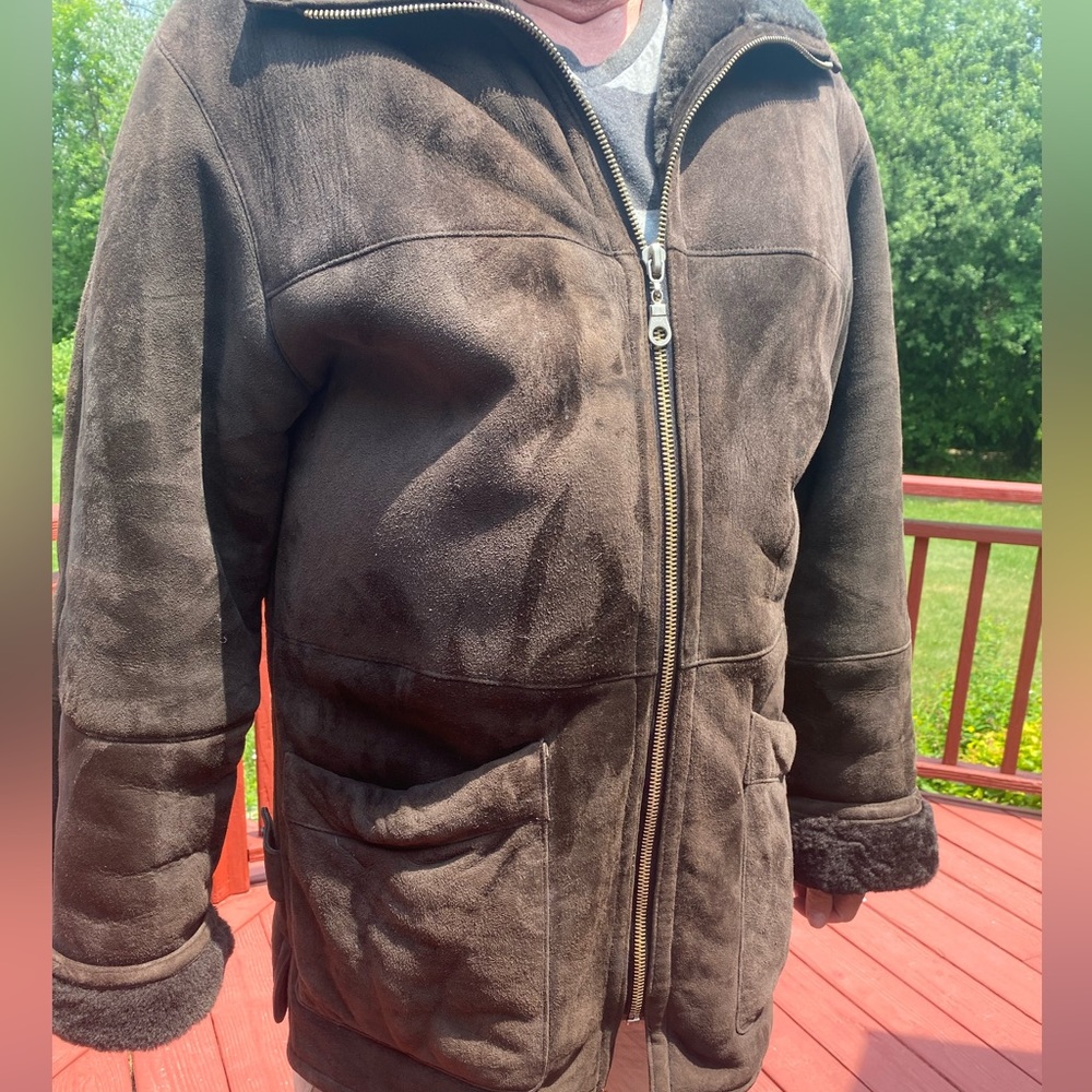 Good condition! Men’s shearling jacket